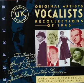 Frank Sinatra - Original Artists Vocalists Recollections Of 1945