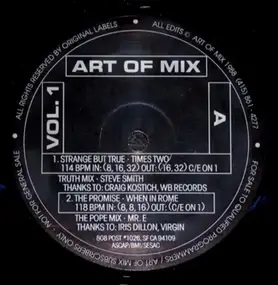 Various Artists - Art Of Mix - Vol. 1
