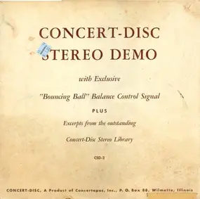 The Modernes - Concert-Disc Stereo Demo With Exclusive "Bouncing Ball" Balance Control Signal Plus Excerpts From T
