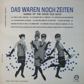 Various Artists - Das Waren Noch Zeiten (Songs Of The Good Old Days)