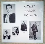 Zitek, Arimondi, Mardones a.o. - Great Bassos Volume One