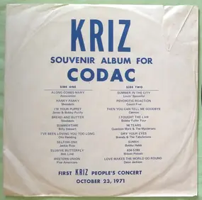 The Association - KRIZ Souvenir Album For CODAC