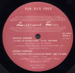 Miquel Brown - Lightspeed Discs A Night At The Club