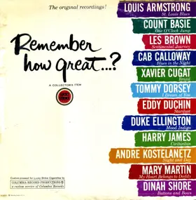 Louis Armstrong - Remember How Great...?