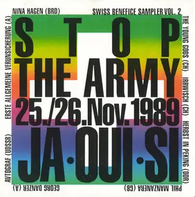 Phil Manzanera - Stop The Army 25./26.Nov.1989 Ja•Oui•Si (Swiss Benefice Sampler Vol. 2)