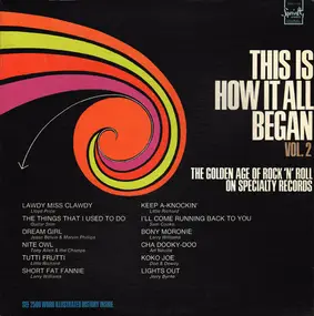 Various Artists - This Is How It All Began Volume Two