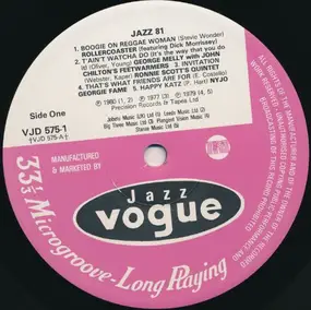 Ronnie Scott - Jazz '81 Jazz Sampler