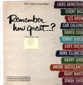 Various Artists - Remember How Great...?