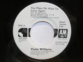 Vesta Williams - You Make Me Want To (Love Again)