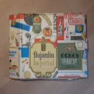 Vintage Schallplattenalbum - im Likör-Collagen-Design, für 20 Singles