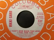 Vikki Carr - I Can't Give Back The Love I Feel For You