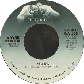Wayne Newton - Years / Rhythm Rhapsody