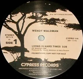 Wendy Waldman - Living In Hard Times