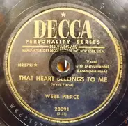 Webb Pierce - So Used To Loving You
