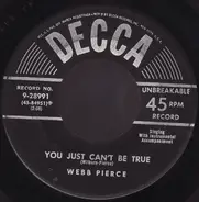 Webb Pierce - Slowly / You Just Can't Be True