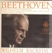 Wilhelm Backhaus spiekt Ludwig Van Beethoven - Sonati f-moll, op.57, cismoll, op.27, Es-dur, op.81a