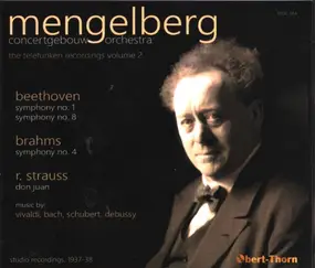 Willem Mengelberg - Willem Mengelberg Concertgebouw Orchestra Volume 2