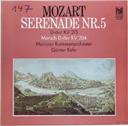 Mozart - Günter Kehr w/ Mainzer Kammerorchester - Serenade Nr. 5 D-dur KV 215 / Marsch D-dur KV 204