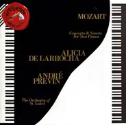 Wolfgang Amadeus Mozart , Alicia De Larrocha , André Previn , Orchestra Of St. Luke's - Concerto & Sonata For Two Pianos
