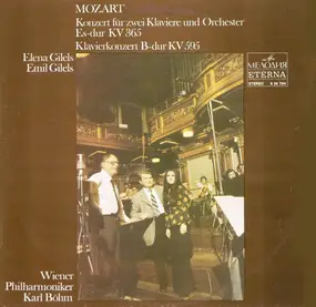Wolfgang Amadeus Mozart - Konzert Für Zwei Klaviere Und Orchester Es- Dur KV 365 / Klavierkonzert B- Dur KV 595