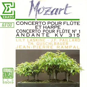 Wolfgang Amadeus Mozart - Concerto Pour Flûte & Harpe KV 299 Ut Majeur, Concerto Pour Flûte N°1 KV 313 Sol Majeur, Andante Po