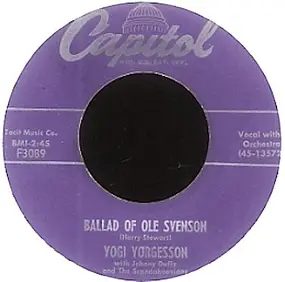 Yogi Yorgesson - Ballad Of Ole Svenson / Lonesome Loverboy