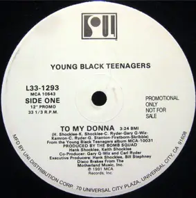 Young Black Teenagers - To My Donna