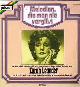 Zarah Leander - Zarah Leander - Melodien, Die Man Nie Vergisst