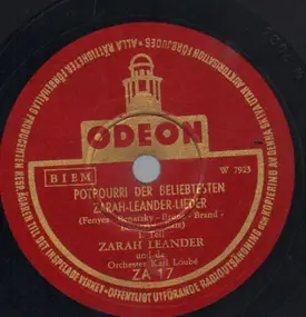 Zarah Leander - Potpourri Der Beliebtesten Zarah-Leander-Lieder