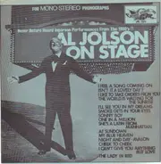 Al Jolson - Al Jolson On Stage