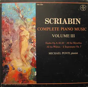 Alexander Scriabin - Complete Piano Music Volume III