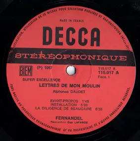 Fernandel - Lettres De Mon Moulin 1
