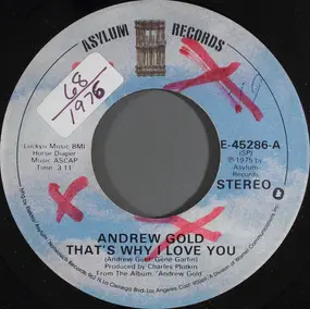 Andrew Gold - That's Why I Love You