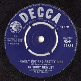 Anthony Newley - And The Heavens Cried / Lonely Boy And Pretty Girl