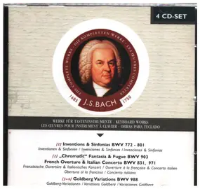J. S. Bach - Werke Für Tasteninstrumente - Inventions & Sinfonias,Chromatic Fantasia, Goldberg Variations