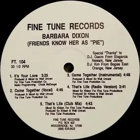 Barbara Dixon - Friends Know Her As 'Pie'