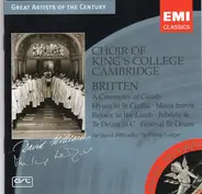 Benjamin Britten - The King's College Choir Of Cambridge , David Willcocks , Philip Ledger - A Ceremony Of Carols • Hymn To St Cecilia • Missa Brevis • Rejoice In The Lamb • Jubilate & Te Deum