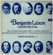 Benjamin Luxon / David Willison - Lieder Recital