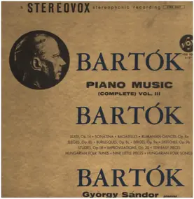 Béla Bartók - Piano Music, Volume III