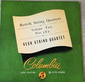 Béla Bartók - The String Quartets - Volume Two; Nos. 3 & 4