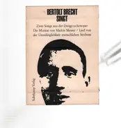 Bertolt Brecht - Bertolt Brecht singt - Zwei Songs aus der Dreigroschenoper