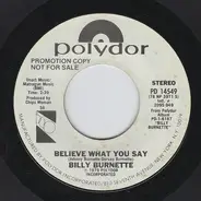 Billy Burnette - Believe What You Say