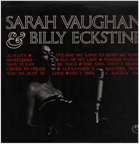 Billy Eckstine - Billy Eckstine & Sarah Vaughan