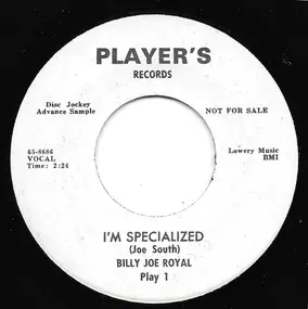Billy Joe Royal - I'm Specialized