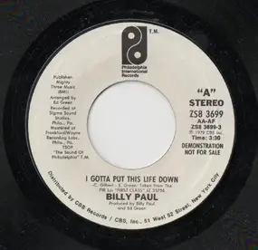 Billy Paul - I Gotta Put This Life Down