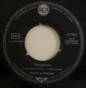 Boots Randolph - Temptation / Sweet Talk