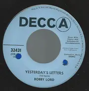 Bobby Lord - Yesterday's Letters