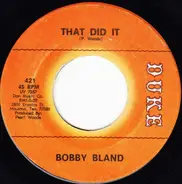 Bobby Bland - That Did It / Getting Used To The Blues
