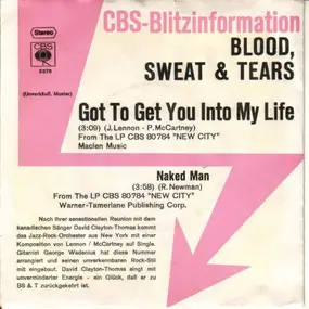 Blood, Sweat & Tears - Got To Get You Into My Life