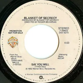 Blanket of Secrecy - Say You Will